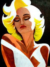 Peinture acrylique abstraite