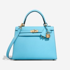 Sac HERMES Kelly 25 en Cuir