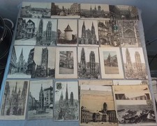 gros Lot 30 Carte Postale Ancienne  Rouen et Bonsecours , Lot 30 Cpa Rouen etc..