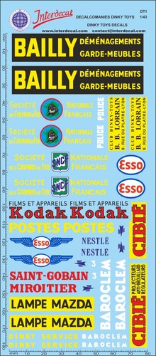 Liveries dinky toys modèle - liveries,