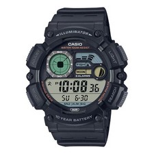 Montre Homme CASIO WS-1500H-1AVEF Silicone Noir Timer Chrono Alarm