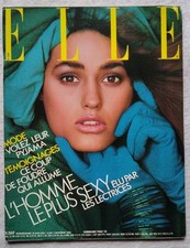 French Magazine Elle Dec.1985  Cover Yasmine Le Bon , Inside Estelle Lefebure 