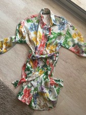 ZARA: MAGNIFIQUE TUNIQUE ROBE PRINTANIÈRE ESTIVALE SUR-MAILLOT FLEURIE, T.36