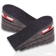 Talonnettes invisibles pour homme ou femme 3 couches jusqu'à 6 cm. Semelle in...