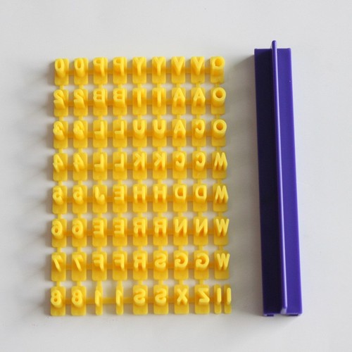 Alphabet lettre cookie fondant - lettre,