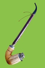 pipe fourneau tuyau en écume de mer surement 19° siècle tabac fumeur