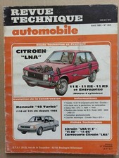 Revue Technique Automobile pour CITROËN LNA 11 E, RE, RS & Entreprise