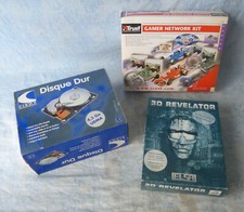  #Sasfepu# Boites Vides - Disque Dur Cibox, 3D revelator, Gamer Network Kit...
