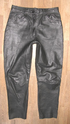 Pantalon cuir pour femme en - cuir,