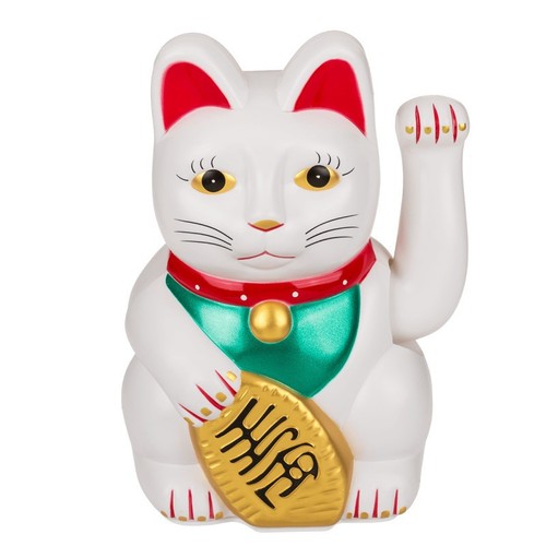 Statue chat porte bonheur - statue,