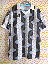 Maillot Lotto 1993 manche Courte gris Vintage Rouge Jersey football - XL