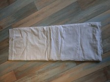 long tissu blanc, dessus de meuble, vintage, 270 cms