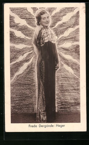 Carte postale actrice freda - carte, l'actrice