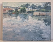 Jean-Marie Luc BLANPAIN (1947-2021) Honfleur - Huile sur Toile