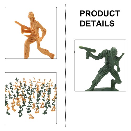 Figurine plastique soldats - en,