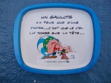 UDERZO GOSCINNY ASTERIX rare plateau EIXA 1989 fameuse scène Grande Traversée !