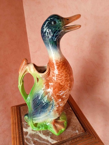 Pichet canard barbotine - canard,