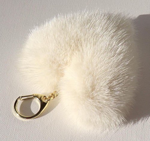 Vison pendentif cœur - pendentif, fourrure