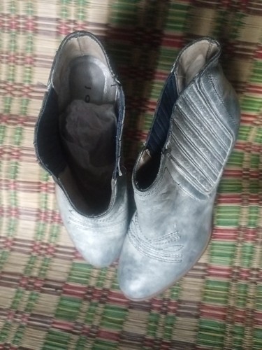 Bottines cuir taille - 🎀,