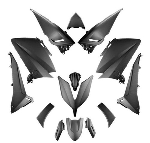 Kit carrosserie noir - mat, 14