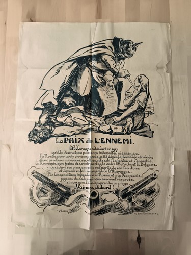 Paix ennemi affiche - de, l'ennemi