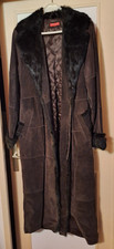 Manteau long marron "René