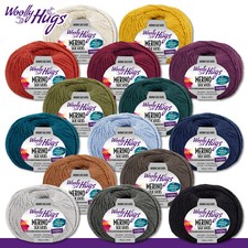 Woolly Hugs 100 G Mérinos Soie Chaussettes Laine pour Fil de Bas 15 Couleurs