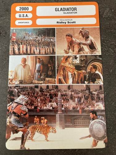 Carte fiche cinema - cinema, 2000