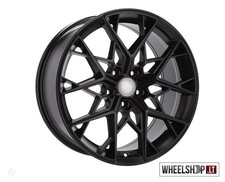 Jantes alliage HXE FF10 R17 5x100 Audi VW Seat 4x17 pouces 7,5j noir satiné j...