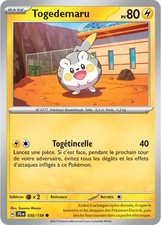 Carte Pokémon Togedemaru 50/159 EV9 Aventures Ensemble FR NEUVE