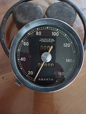 TRES RARE COMPTEUR JAEGER ABARTH 750 FIAT JAMAIS MONTE