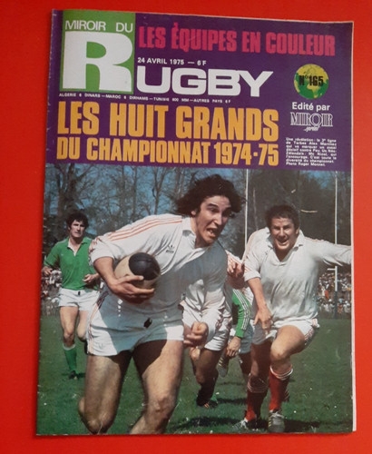 1975 miroir rugby - 1975, du
