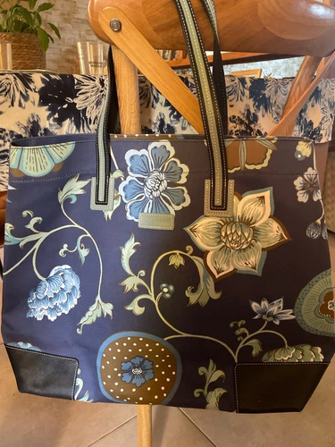 Grand sac longchamp fleuri