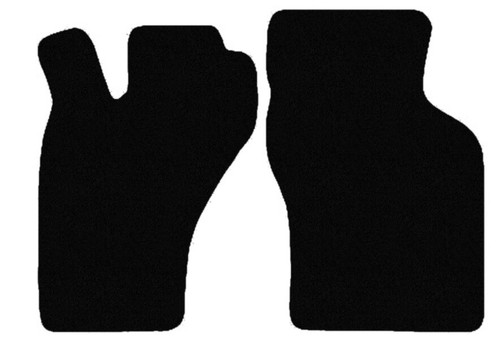 Noir velour avant tapis de - noir,