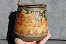 Ancienne Rare Boite Tôle Lithographiée LU Petit Beurre Nantes Tin Box