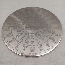 Christofle fermiers généraux - dessous plat 20 cm métal argenté tbe