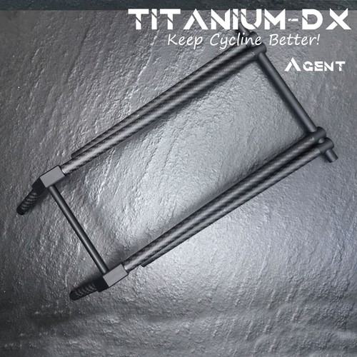 Titanium carbon rear rack - titanium-dx,