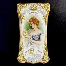Chromo Publicitaires Lu Lefèvre Utile Art Nouveau Gaufrettes Mucha ?