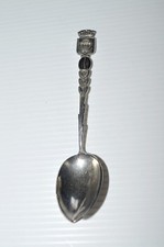 -PETITE CUILLERE ARGENT Poinçon MINERVE SOUVENIR COEUR VENDEEN Couronné Vitrine