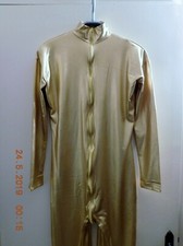 Combinaison Catsuit Dorée Brillante SpandexYourFetishWorld Taille XXL Comme Neuf
