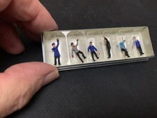 PERSONNAGES PREISER HO REFERENCE 14013 PERSONNEL DE DEPOT ET DE TRIAGE