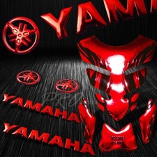 Chrome Red Tribal Fire Tank