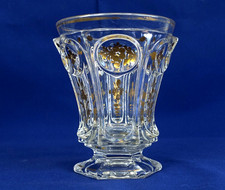 BACCARAT LE CREUSOT Verre Gobelet Cristal Moulé d’Epoque Charles X  -  XIXème