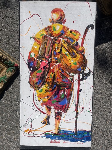 Tableau huile signé - huile,
