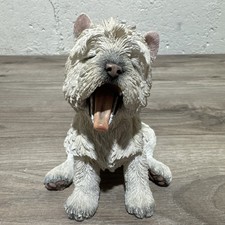 Westie Dog Statue White