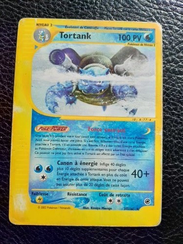 Carte pokémon tortank 165 - pokémon,