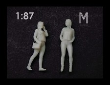 HO 1/87 set x2 figurine