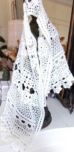 Chale pelerine crochet - chale,