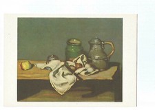 PEINTURE  PEINTRE  PAUL CEZANNE  NATURE MORTE A LA BOUILLOIRE D ETAIN
