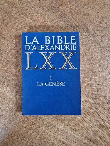 Bible alexandrie tome - la,